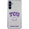 Texas Christian University Horned Frogs Logo Print Galaxy S24 Clear Case